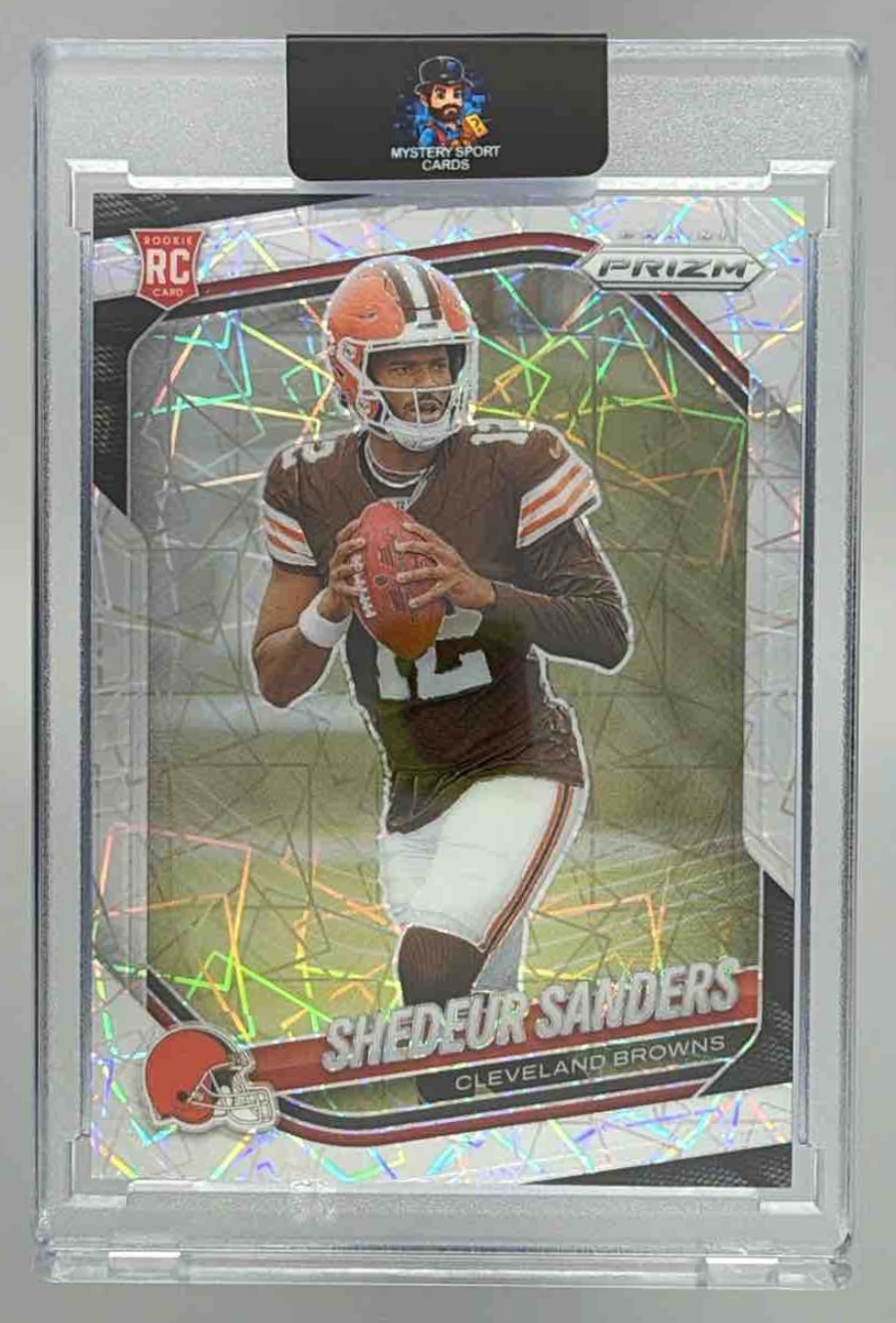 Card image for 2025 Panini Football Prizm Shedeur Sanders #302 RC Cleveland Browns