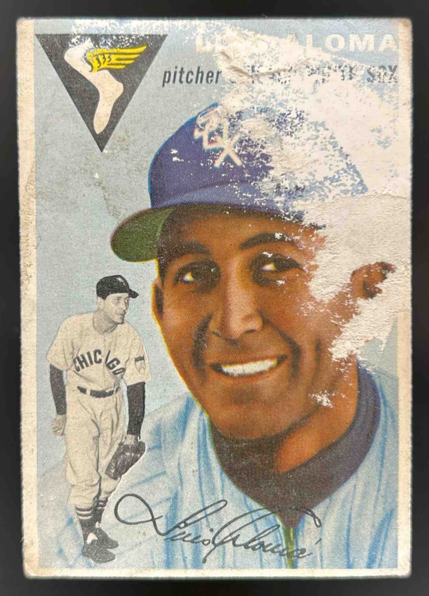 Card image for 1954 TOPPS BASEBALL LUIS ALOMA #57 CHICAGO WHITE SOX