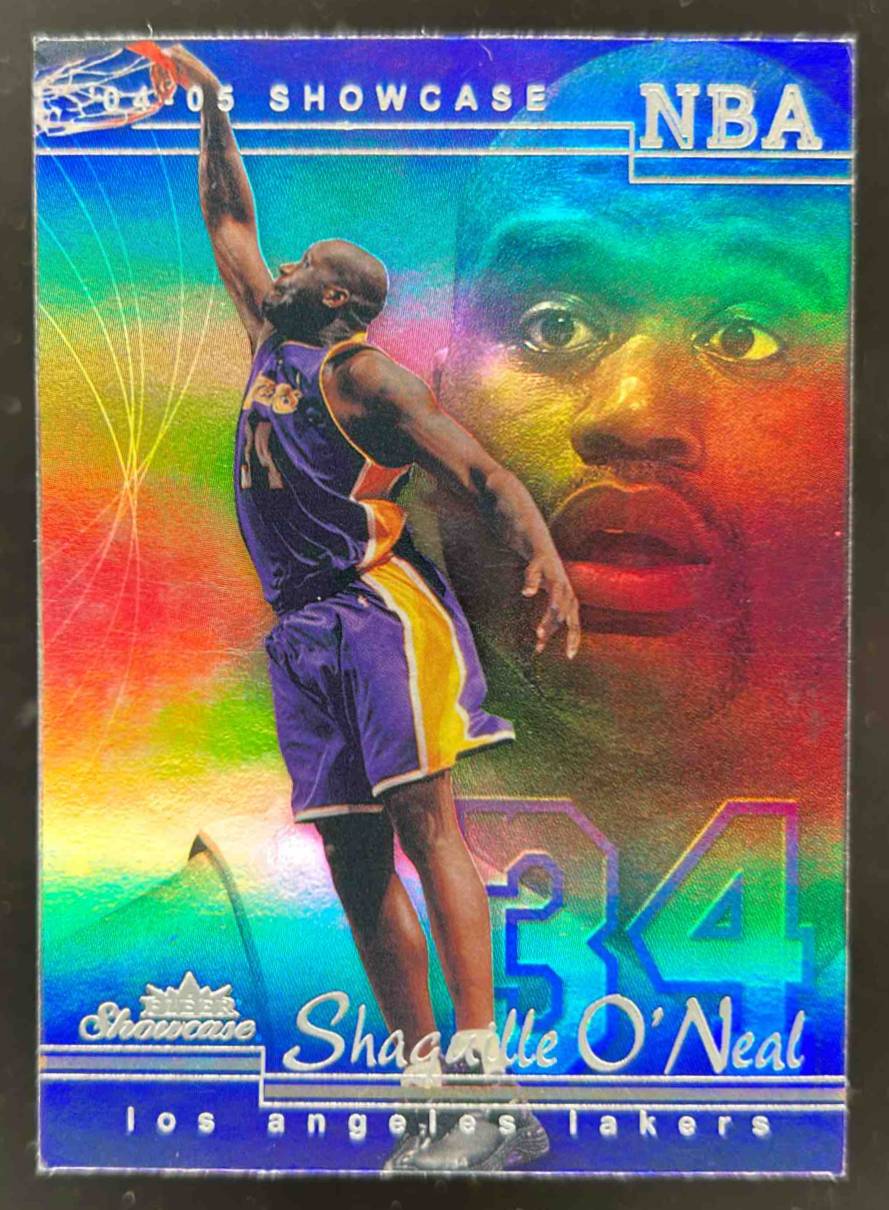 Card image for 2004-05 FLEER SHOWCASE SHAQUILLE O'NEAL #2 LOS ANGELES LAKERS