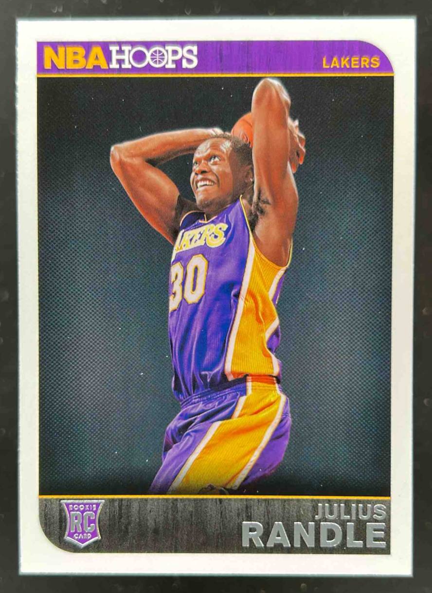 Card image for 2014-15 PANINI HOOPS JULIUS RANDLE #267 RC ROOKIE LOS ANGELES LAKERS