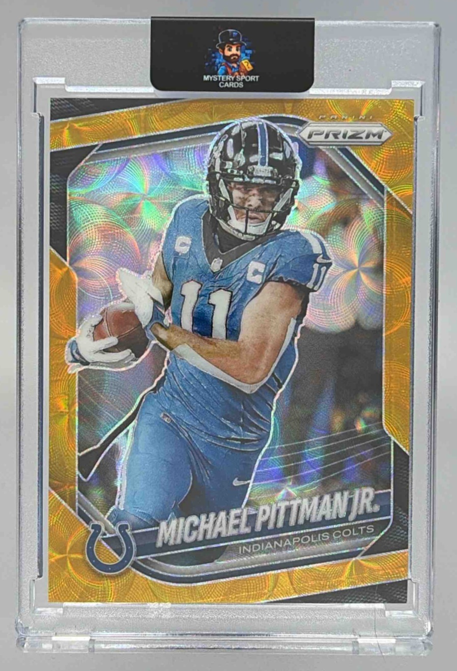 Card image for 2025 Panini Prizm Michael Pittman Jr. Choice Gold /10 #23 Colts