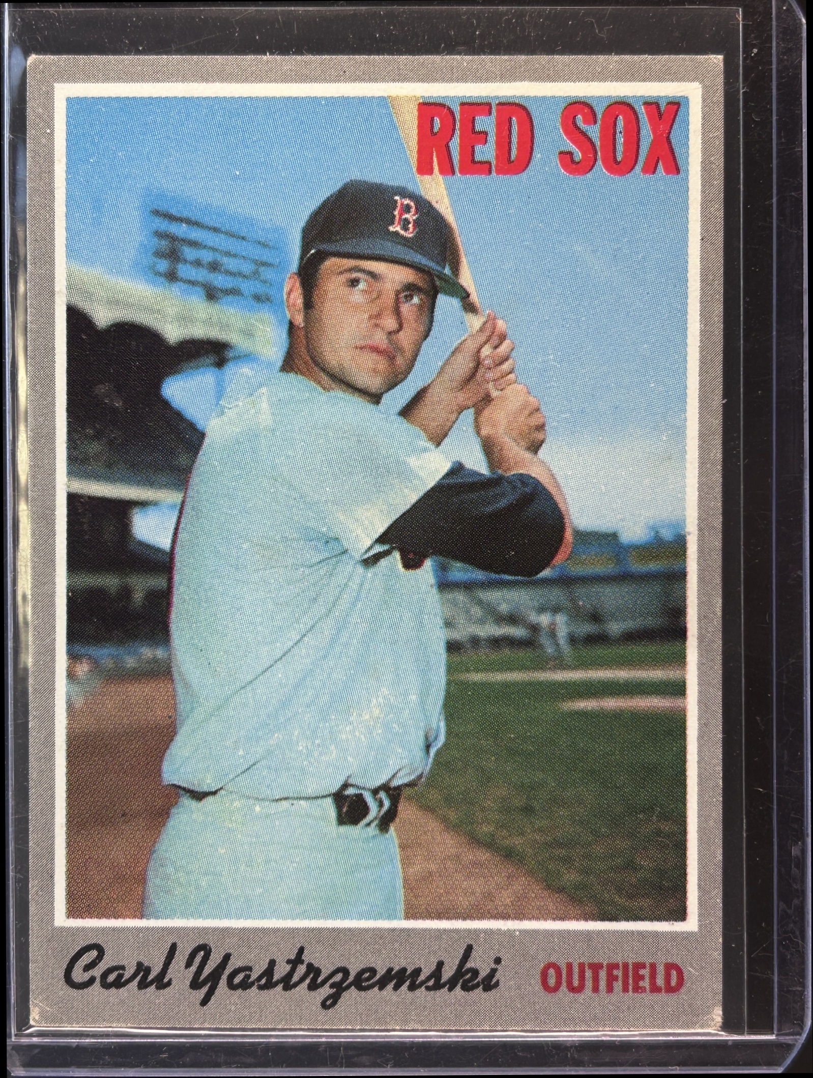 Card image for 1970 TOPPS CARL YASTRZEMSKI #10 BOSTON RED SOX
