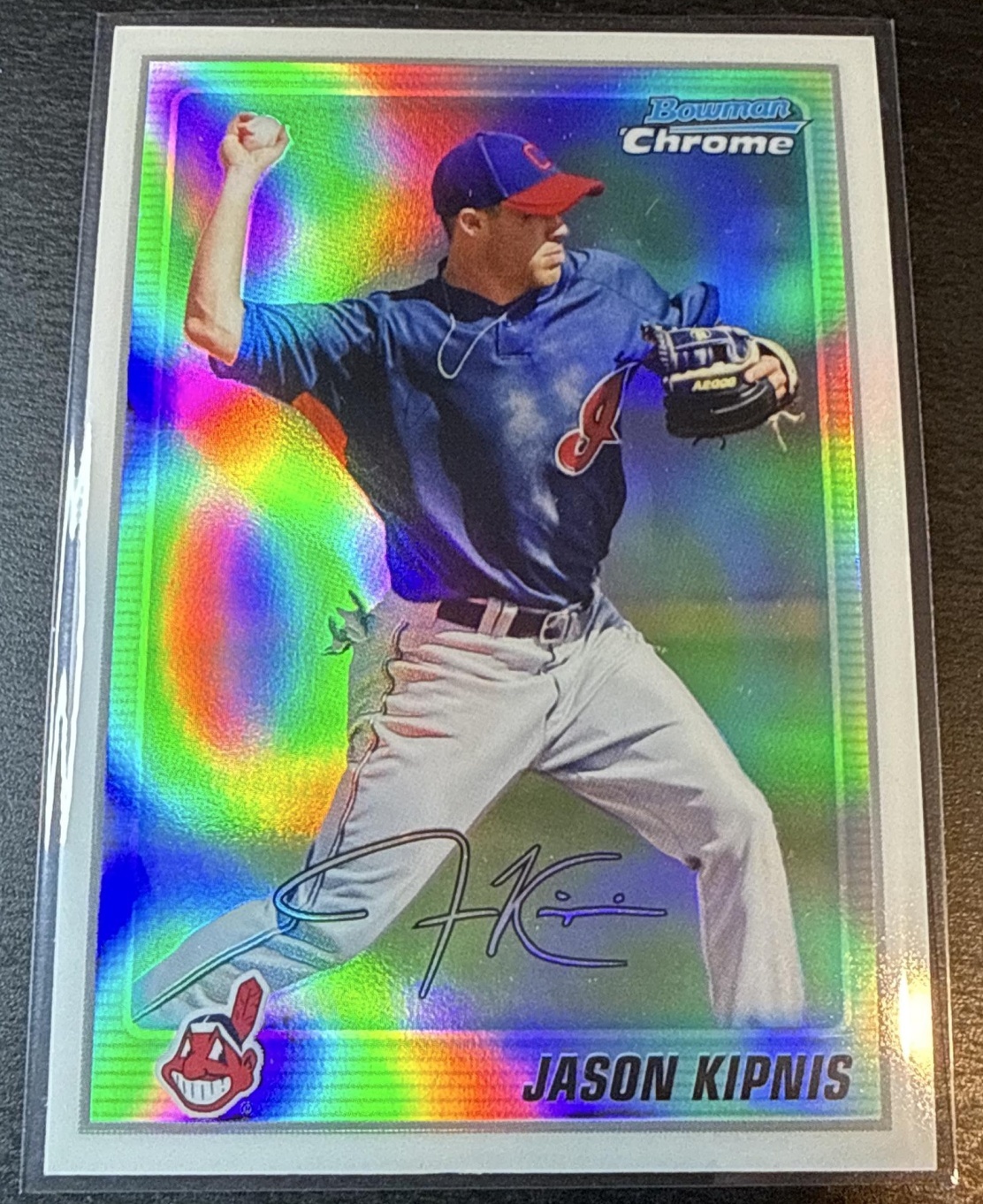 2010 Bowman Chrome Jason Kipnis #BCP196 Prospects Refractor 310/500 Indians