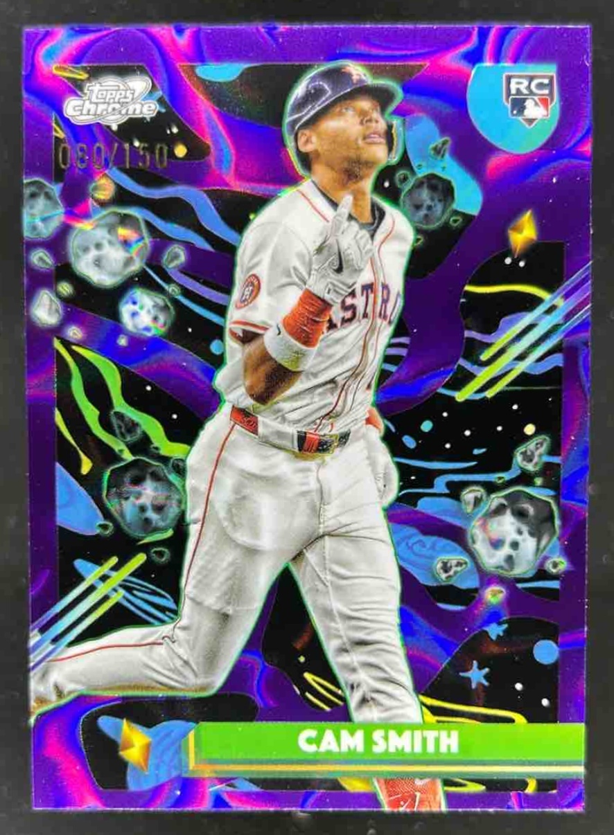 Card image for Cam Smith 2025 Topps Cosmic Chrome Purple Nebula Refractor /150