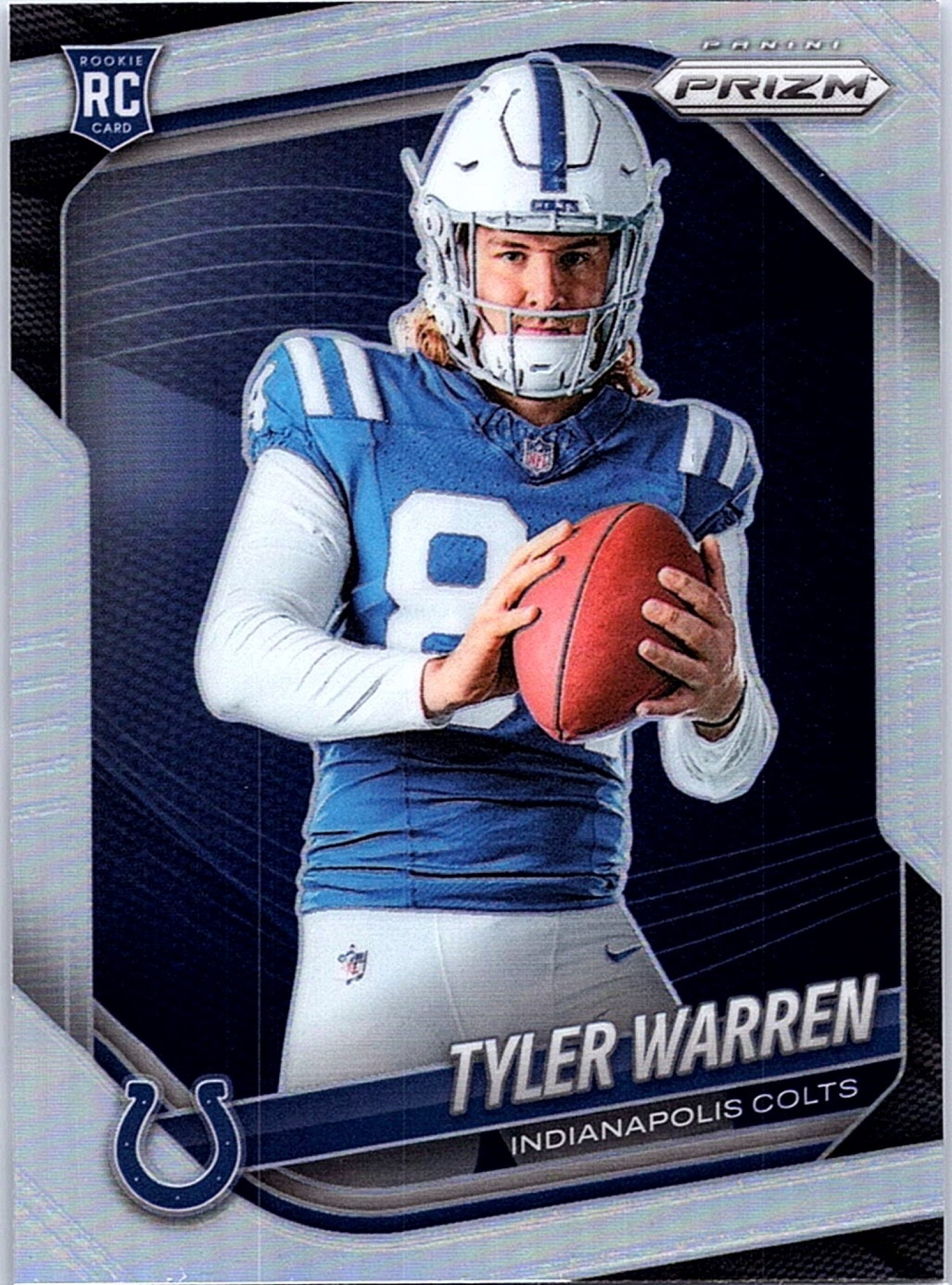 2025 Panini Prizm TYLER WARREN #417 Rookie Variations Silver Colts
