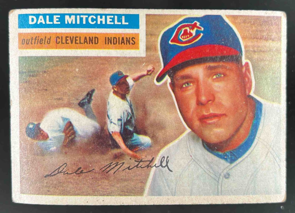 Card image for 1956 TOPPS BASEBALL DALE MITCHELL #268