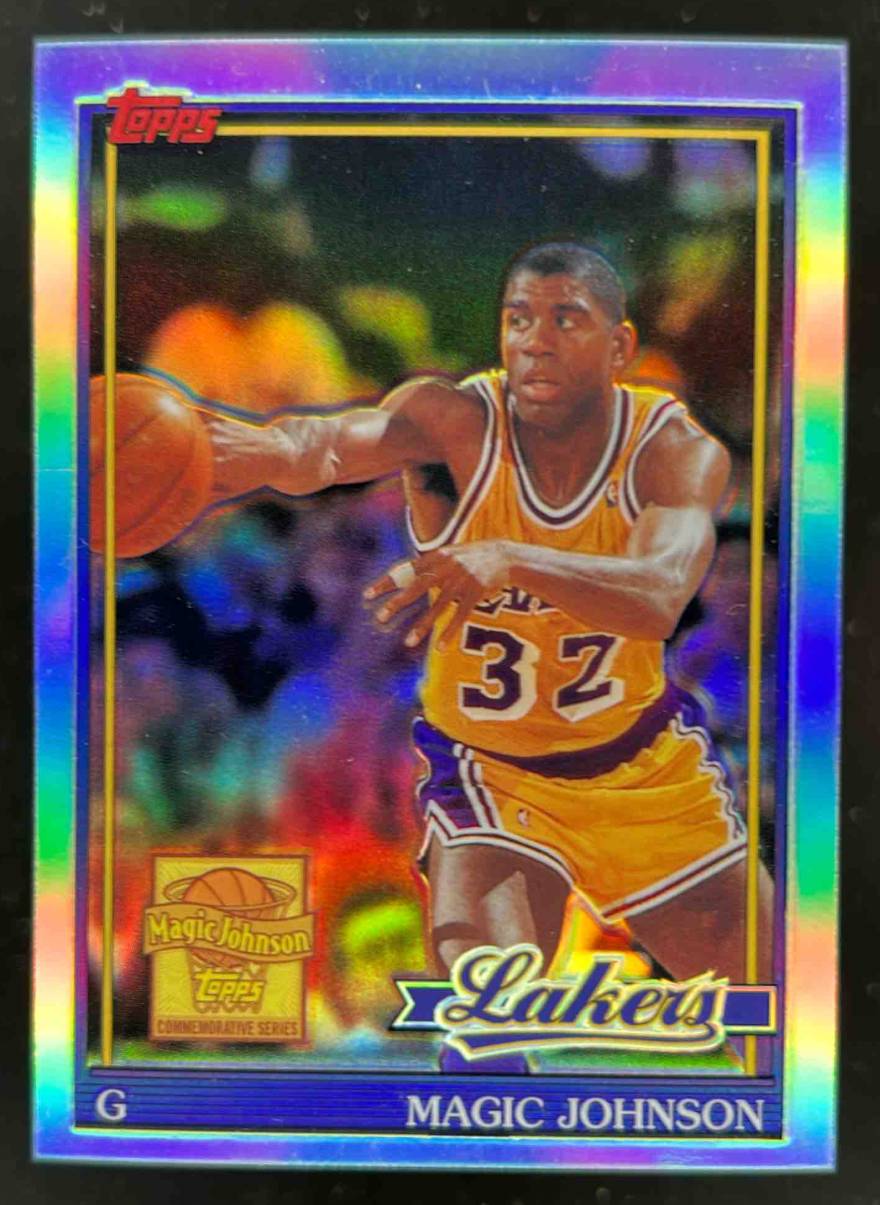 Card image for 2000-01 TOPPS MAGIC JOHNSON CARDS THAT NEVER WERE #MJ9 LOS ANGELES LAKERS