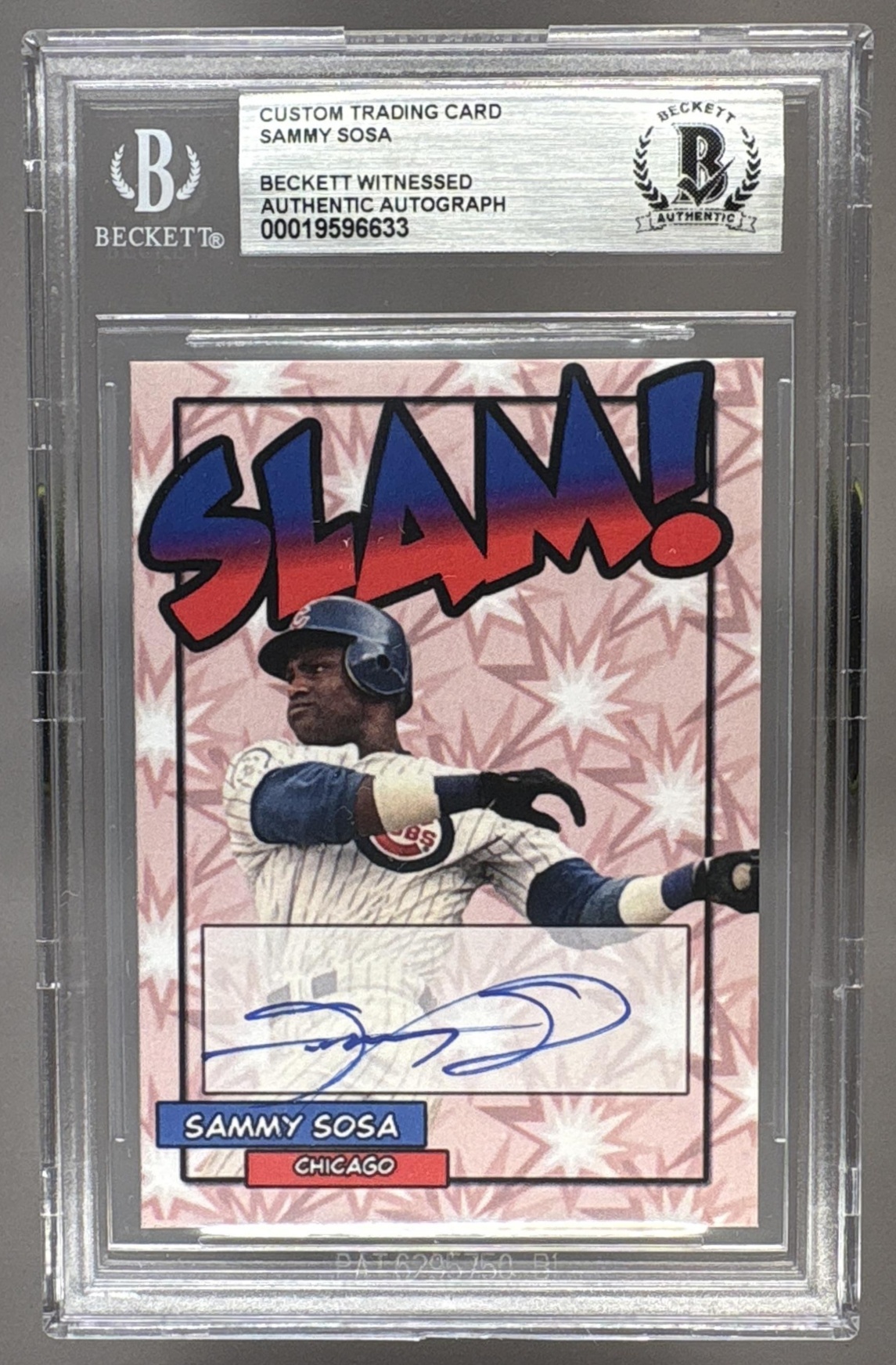 SAMMY SOSA BGS AUTHENTIC AUTO