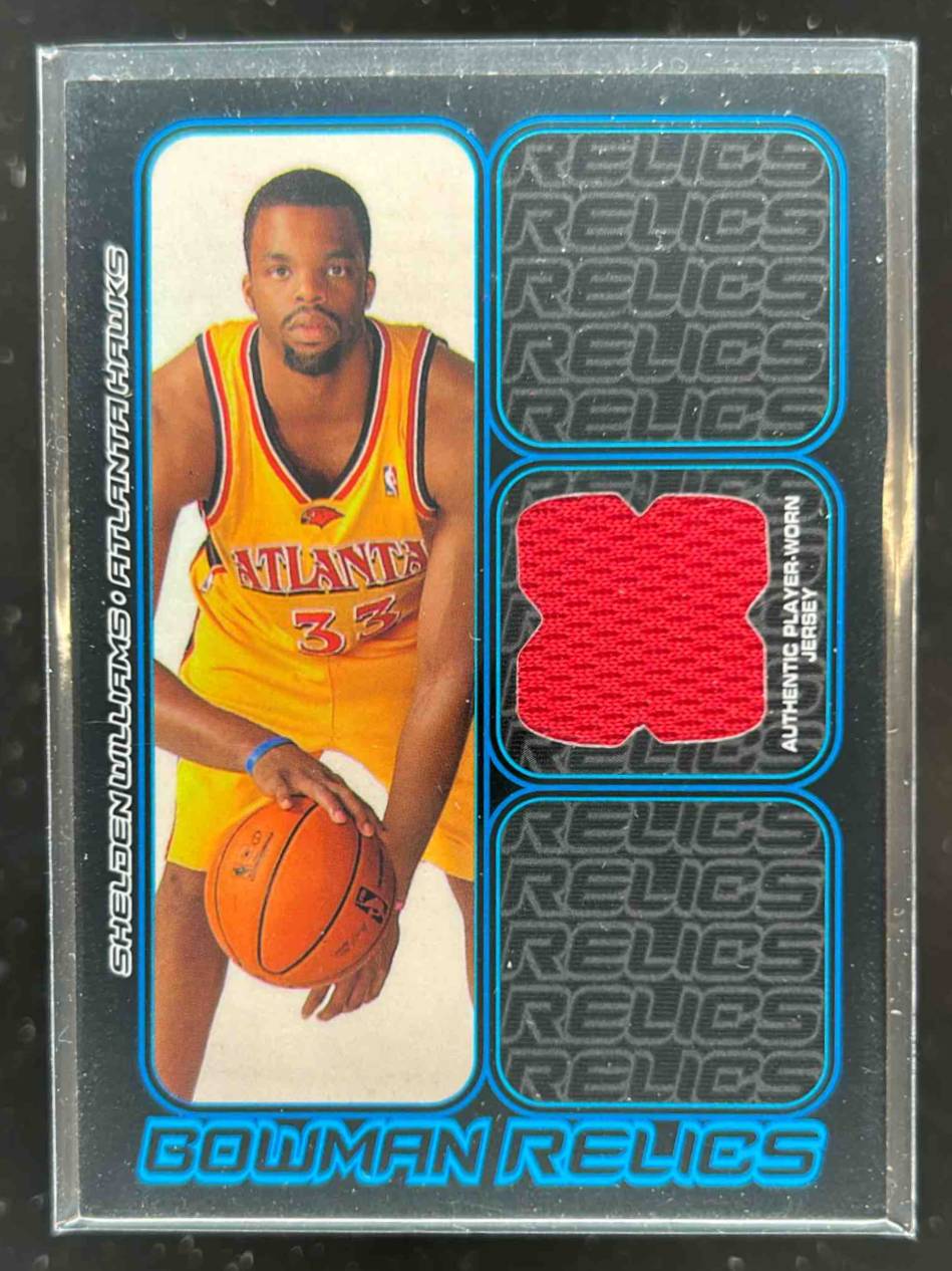Card image for 2006-07 BOWMAN SHELDEN WILLIAMS RELICS #BR-SW RC ROOKIE ATLANTA HAWKS