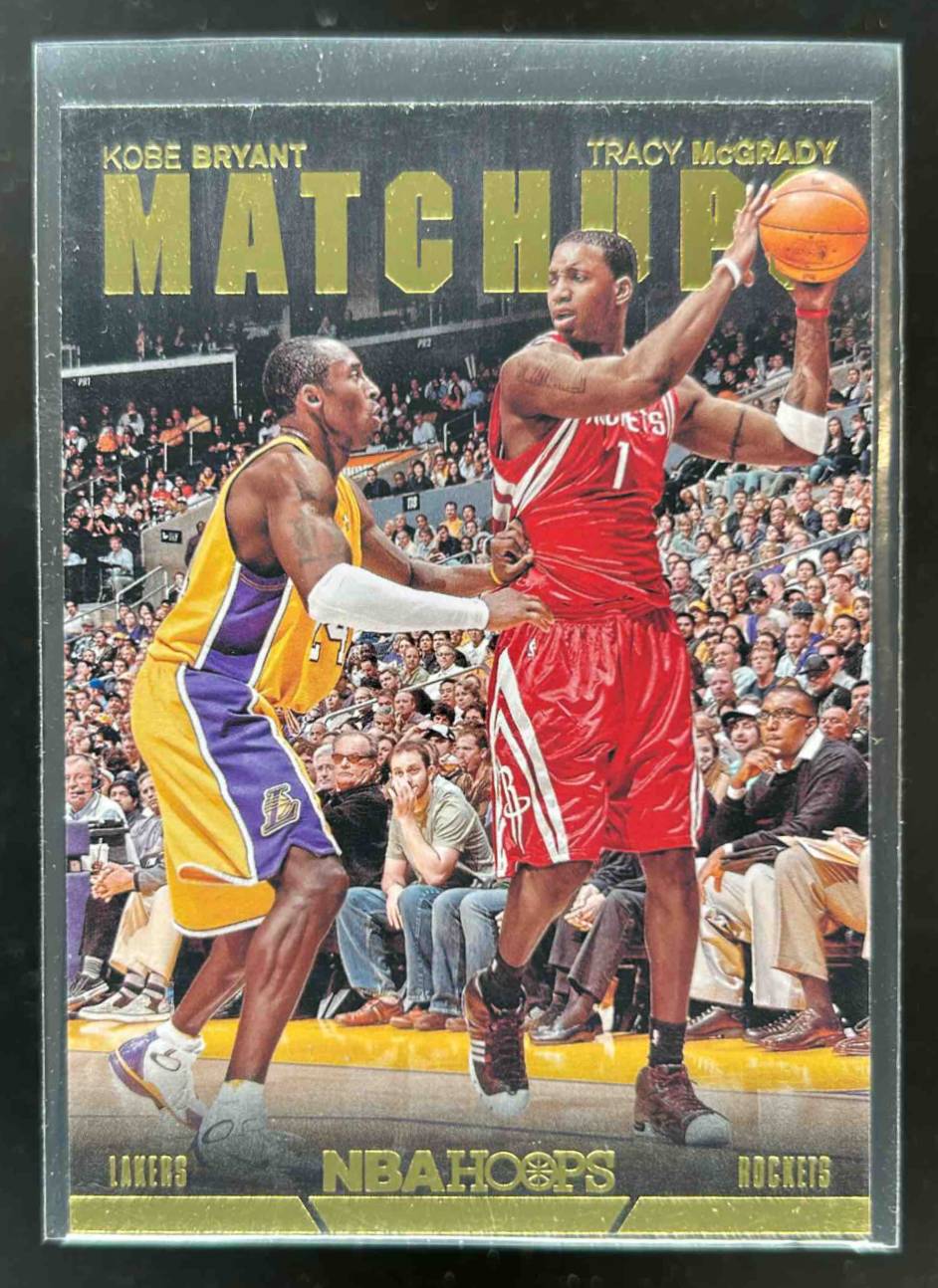 Card image for 2014-15 PANINI HOOPS KOBE BRYANT / TRACY MCGRADY MATCHUPS #5