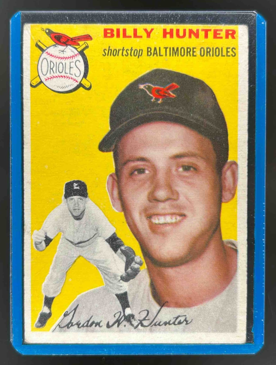 Card image for 1954 TOPPS BILLY HUNTER #48 BALTIMORE ORIOLES