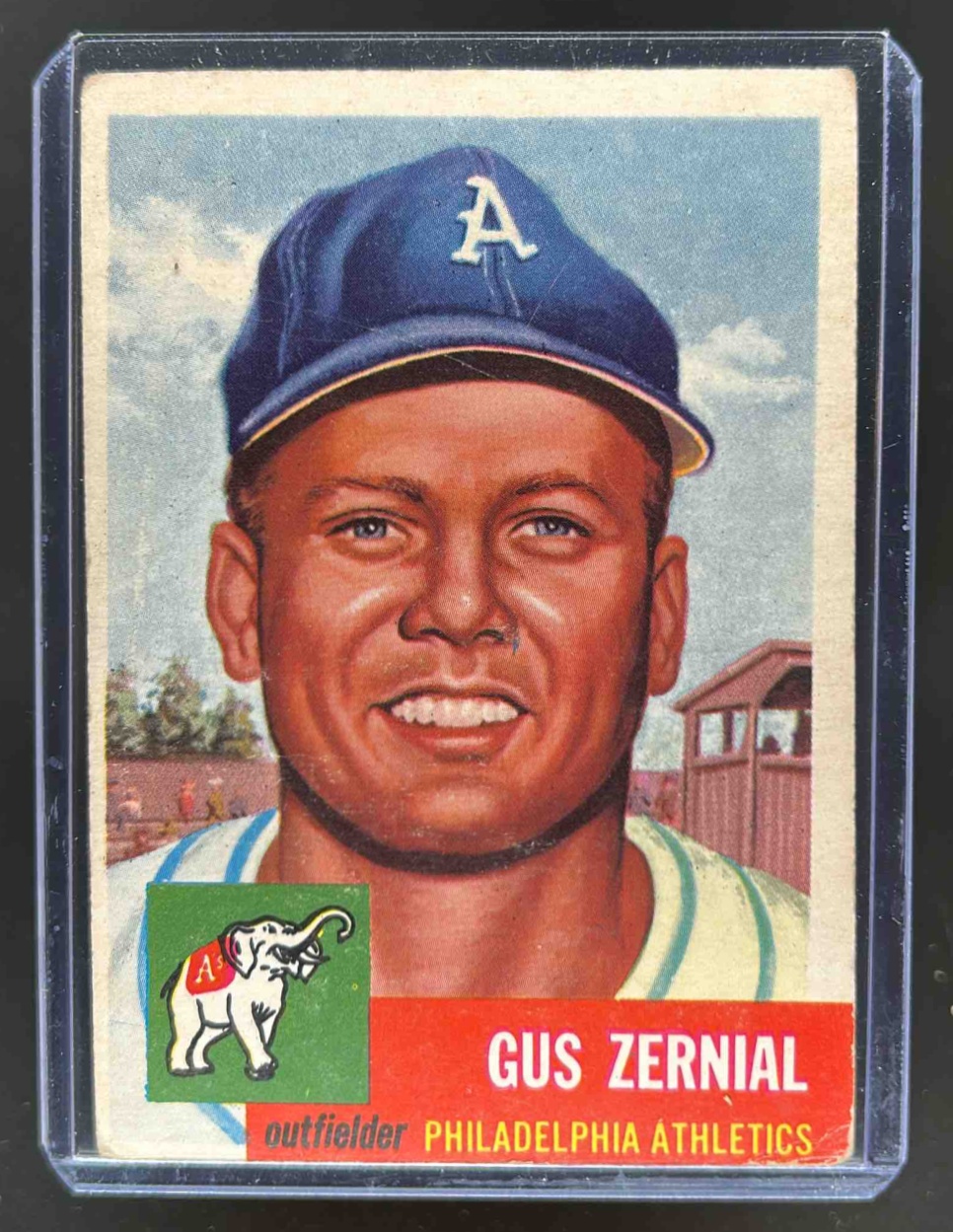 Card image for 1953 TOPPS BASEBALL GUS ZERNIAL #42