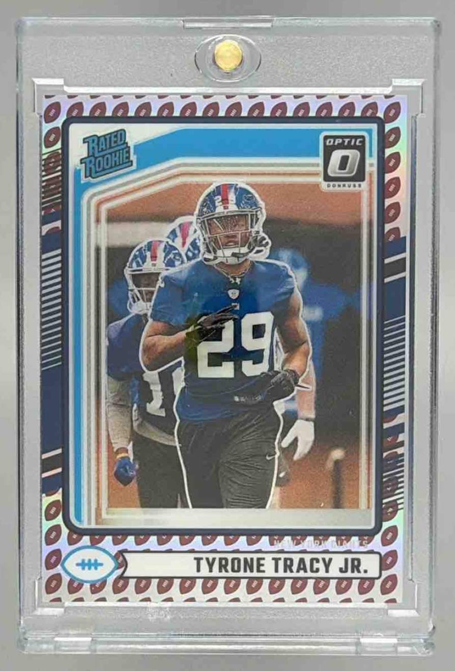 Card image for 2024 Panini Donruss Tyrone Tracy Jr. #364 RC Rated Rookie Giants