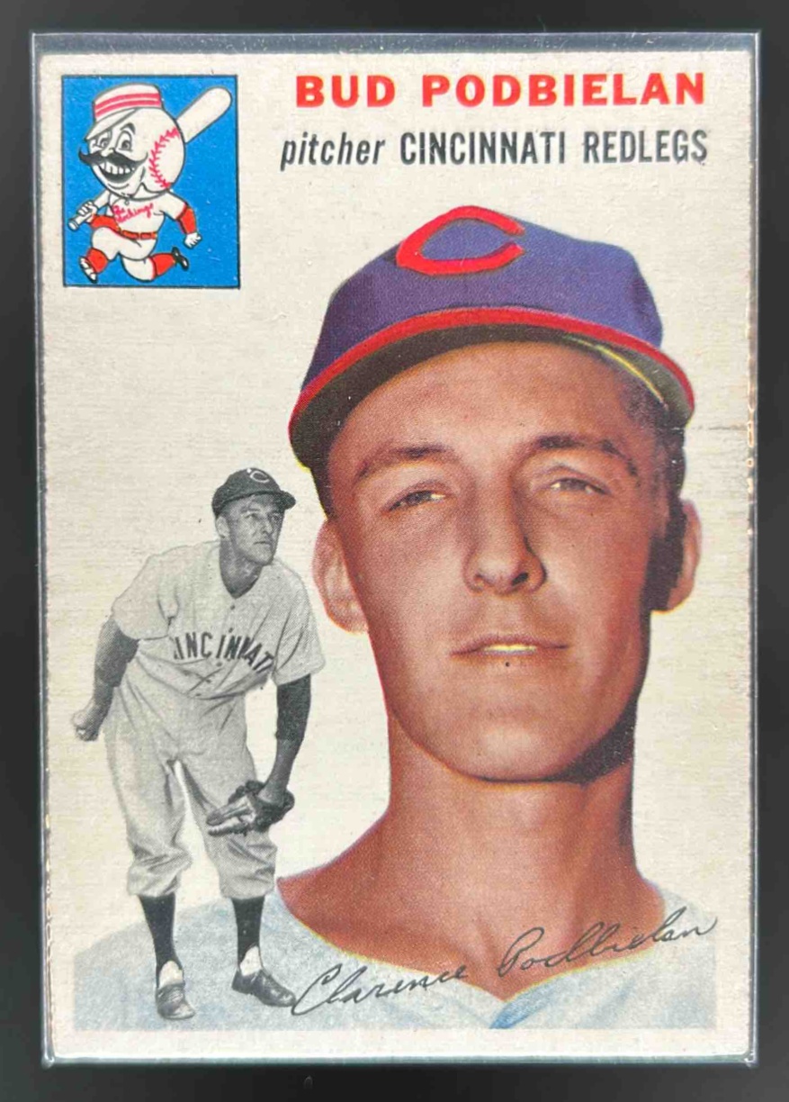 Card image for 1954 TOPPS BASEBALL BUD PODBIELAN #69