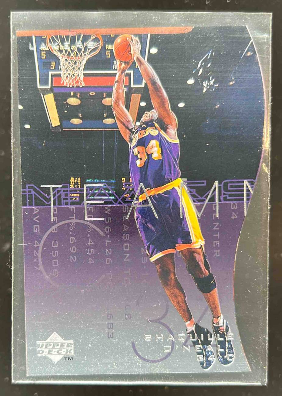 Card image for 1997-98 UPPER DECK SHAQUILLE O'NEAL TEAMMATES #T25 LOS ANGELES LAKERS