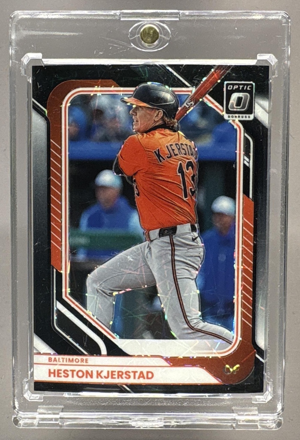 2026 PANINI DONRUSS HESTON KJERSTAD #76 OPTIC BLACK VELOCITY 11/39 ORIOLES
