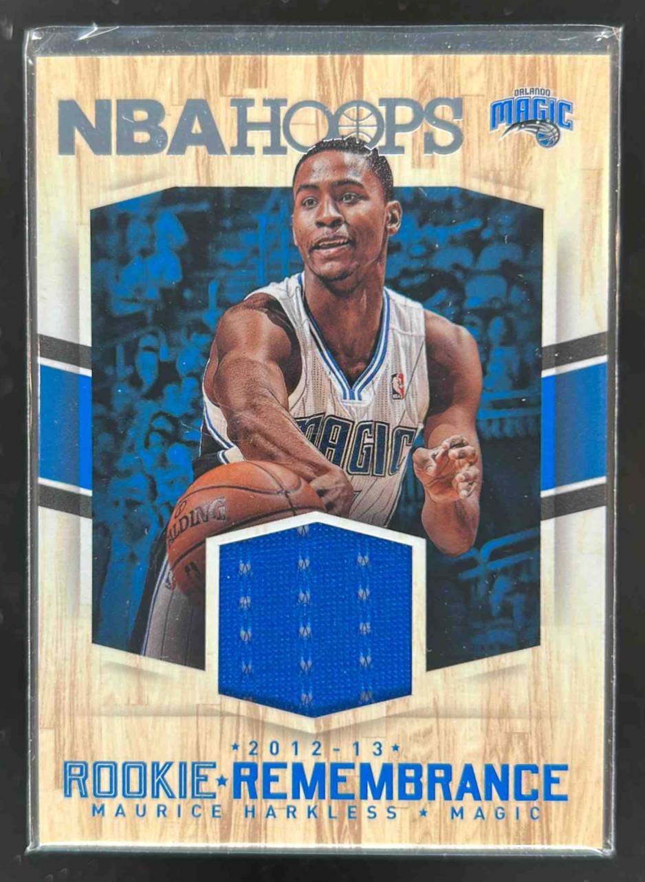Card image for 2015-16 PANINI HOOPS MAURICE HARKLESS ROOKIE REMEMBRANCE #RR-MH ORLANDO MAGIC