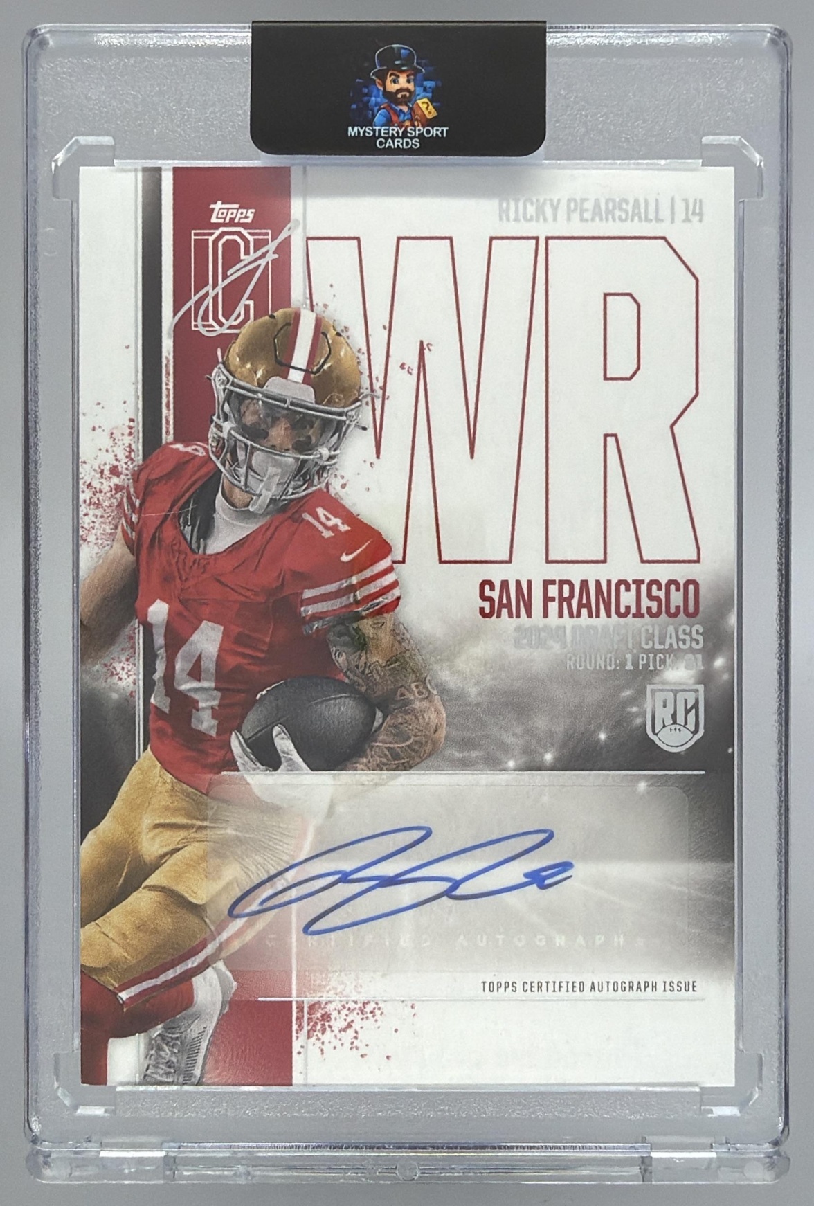 Card image for 2024 Topps Signature Class Ricky Pearsall Rookie II Auto #RCA-RP RC 49ers