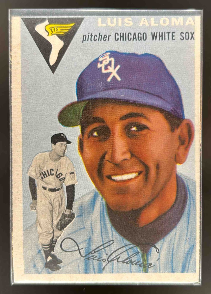 Card image for 1954 TOPPS BASEBALL LUIS ALOMA #57 CHICAGO WHITE SOX