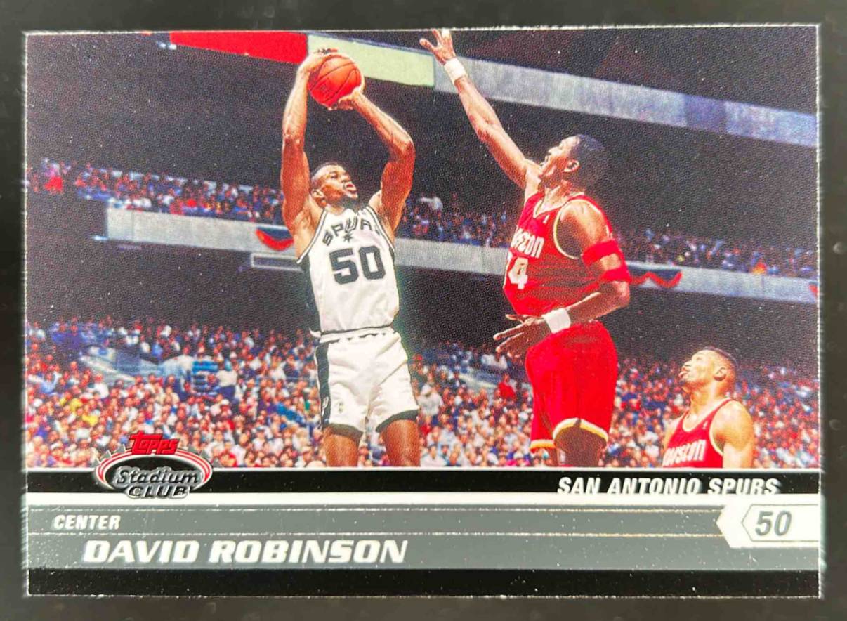 Card image for 2007-08 TOPPS STADIUM CLUB DAVID ROBINSON #85 SAN ANTONIO SPURS