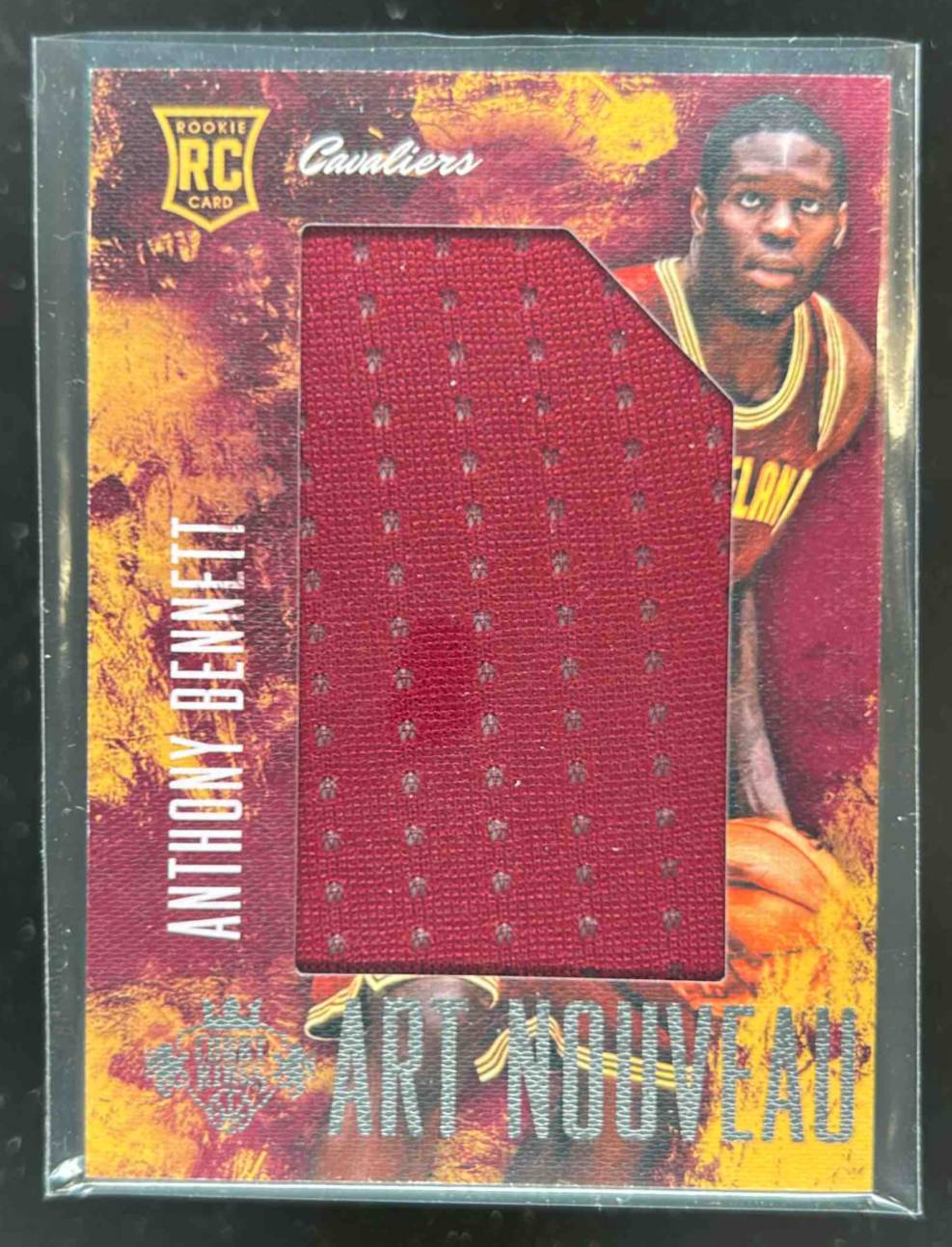 Card image for 2013-14 Panini Court Kings Anthony Bennett Art Nouveau Jerseys /325 #26 RC