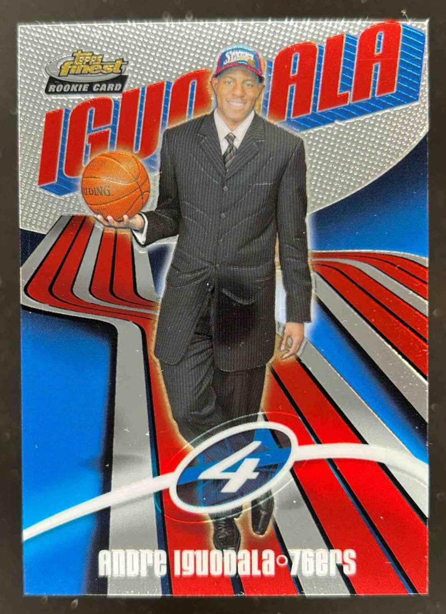 Card image for 2003-04 TOPPS FINEST ANDRE IGUODALA #181 RC ROOKIE PHILADELPHIA 76ERS