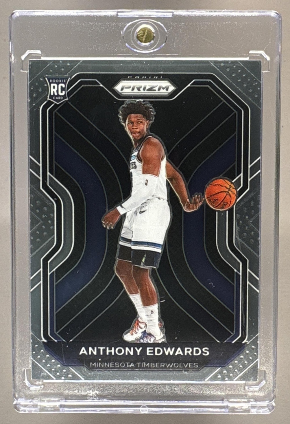 2020-21 PANINI PRIZM ANTHONY EDWARDS #258 RC TIMBERWOLVES