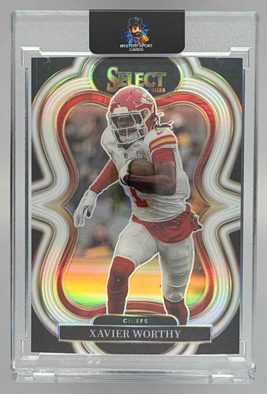 Card image for 2025 Panini Football Select Xavier Worthy Suite Level #309 Kansas City Chiefs