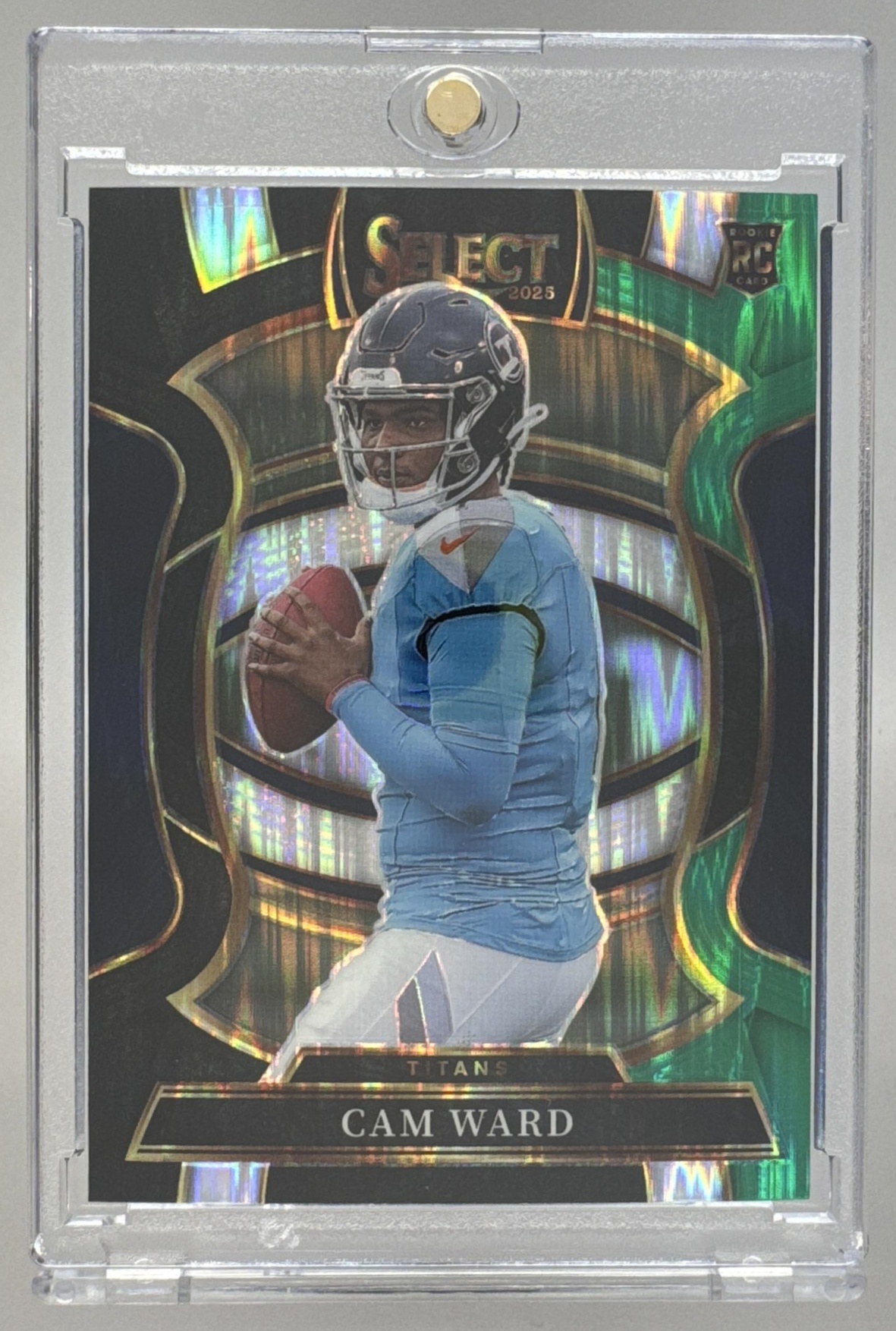 Card image for 2025 Panini Football Select Cam Ward Concourse #26 RC Tennessee Titans