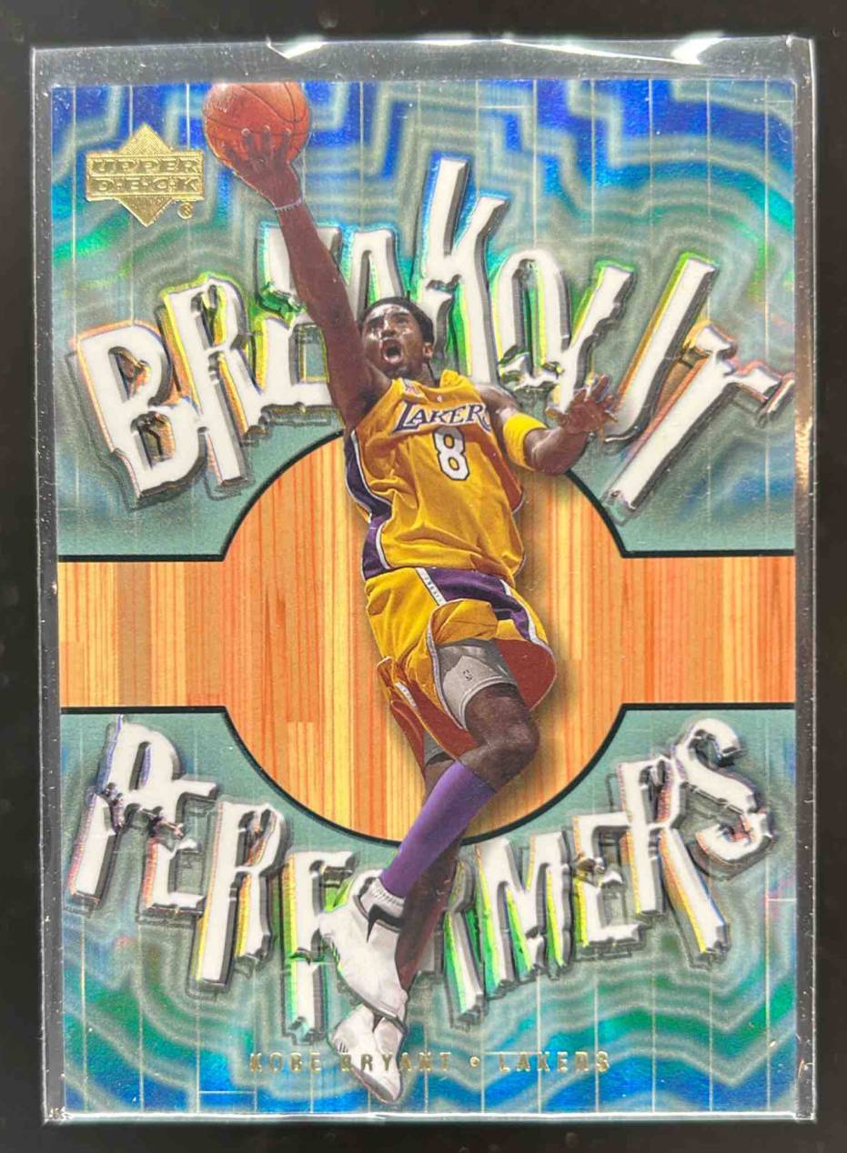Card image for 2001-02 UPPER DECK KOBE BRYANT BREAKOUT PERFORMERS #BP8 LOS ANGELES LAKERS
