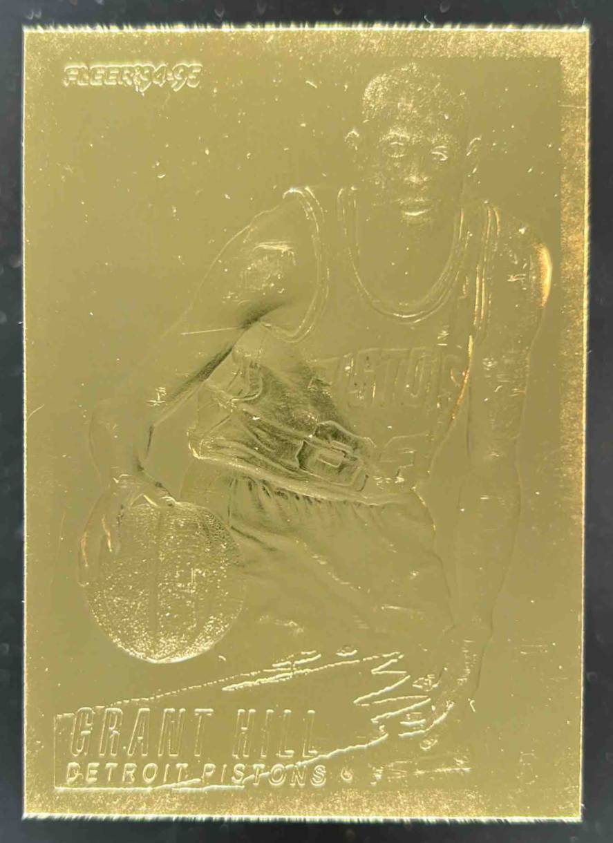 Card image for 1997-98 FLEER 23KT GOLD GRANT HILL #NNO 2284/10000 DETROIT PISTONS