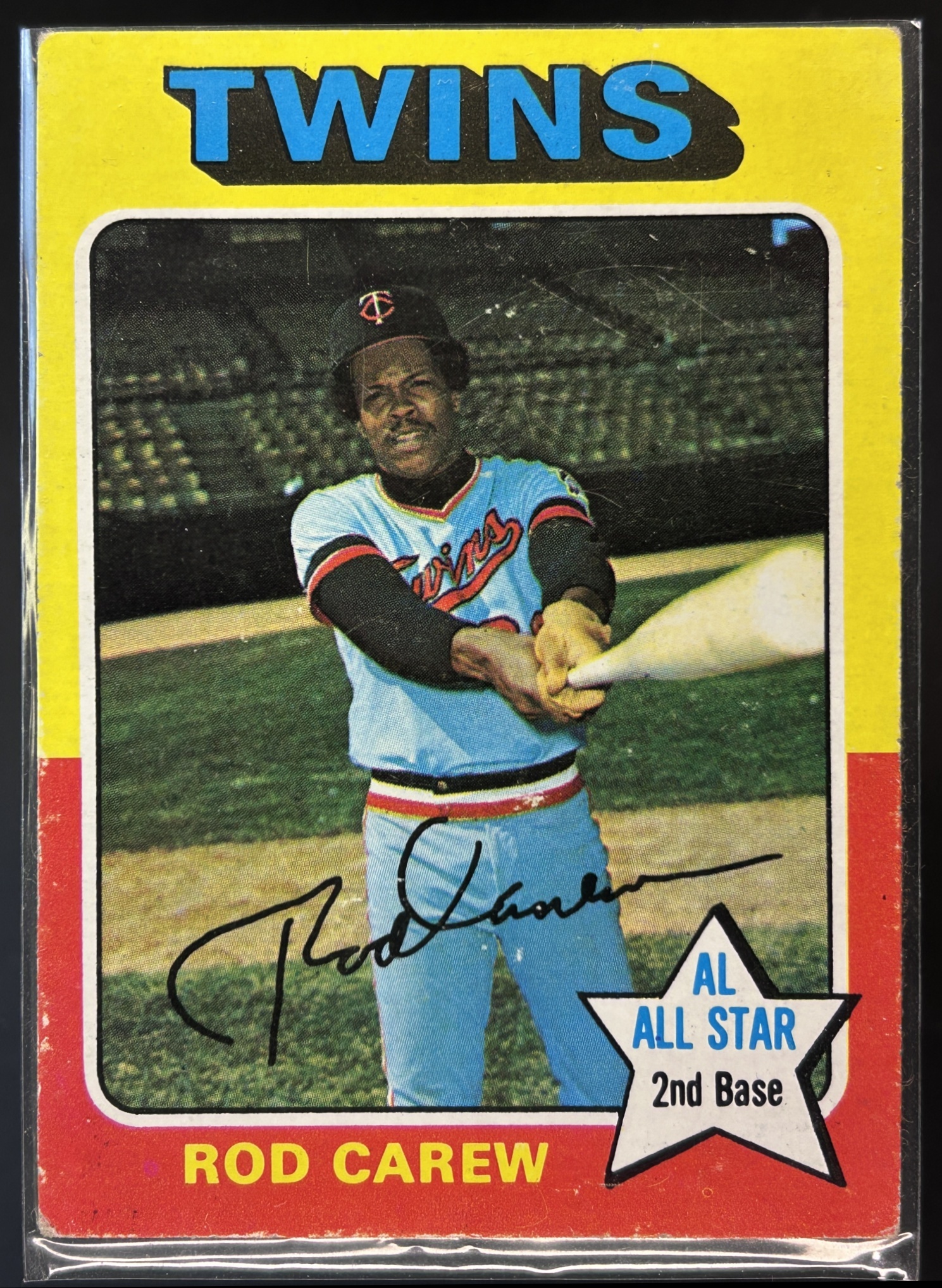 Card image for 1975 TOPPS ROD CAREW #600 ALL-STAR MINNESOTA TWINS