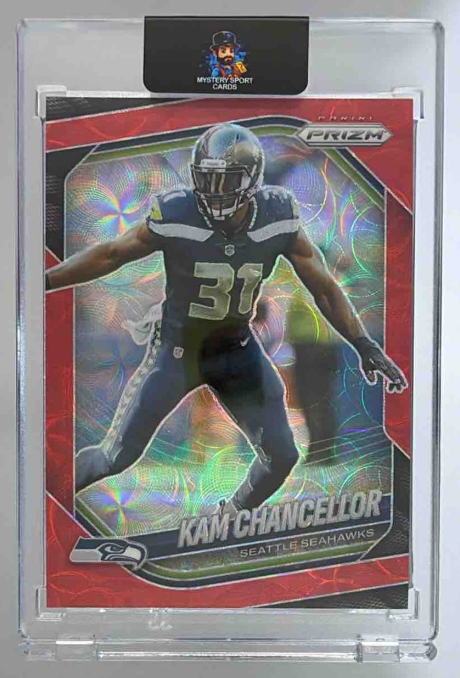 Card image for 2025 Panini Football Prizm Kam Chancellor #217 Seattle Seahawks