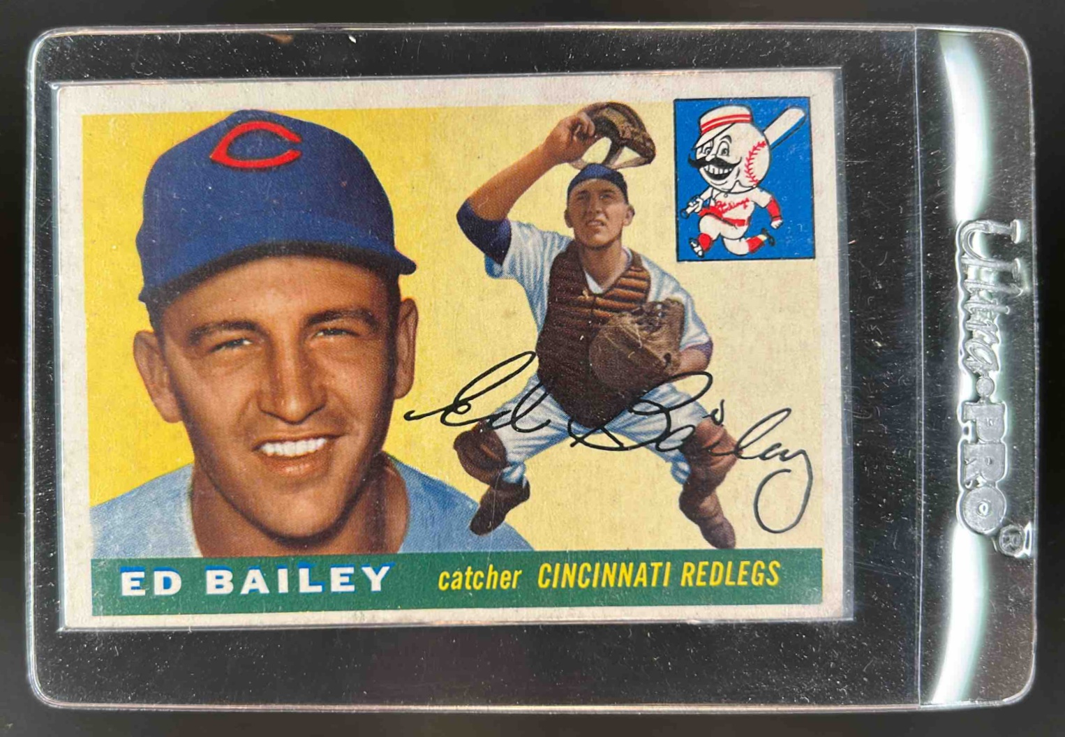 Card image for 1955 TOPPS BASEBALL ED BAILEY #69