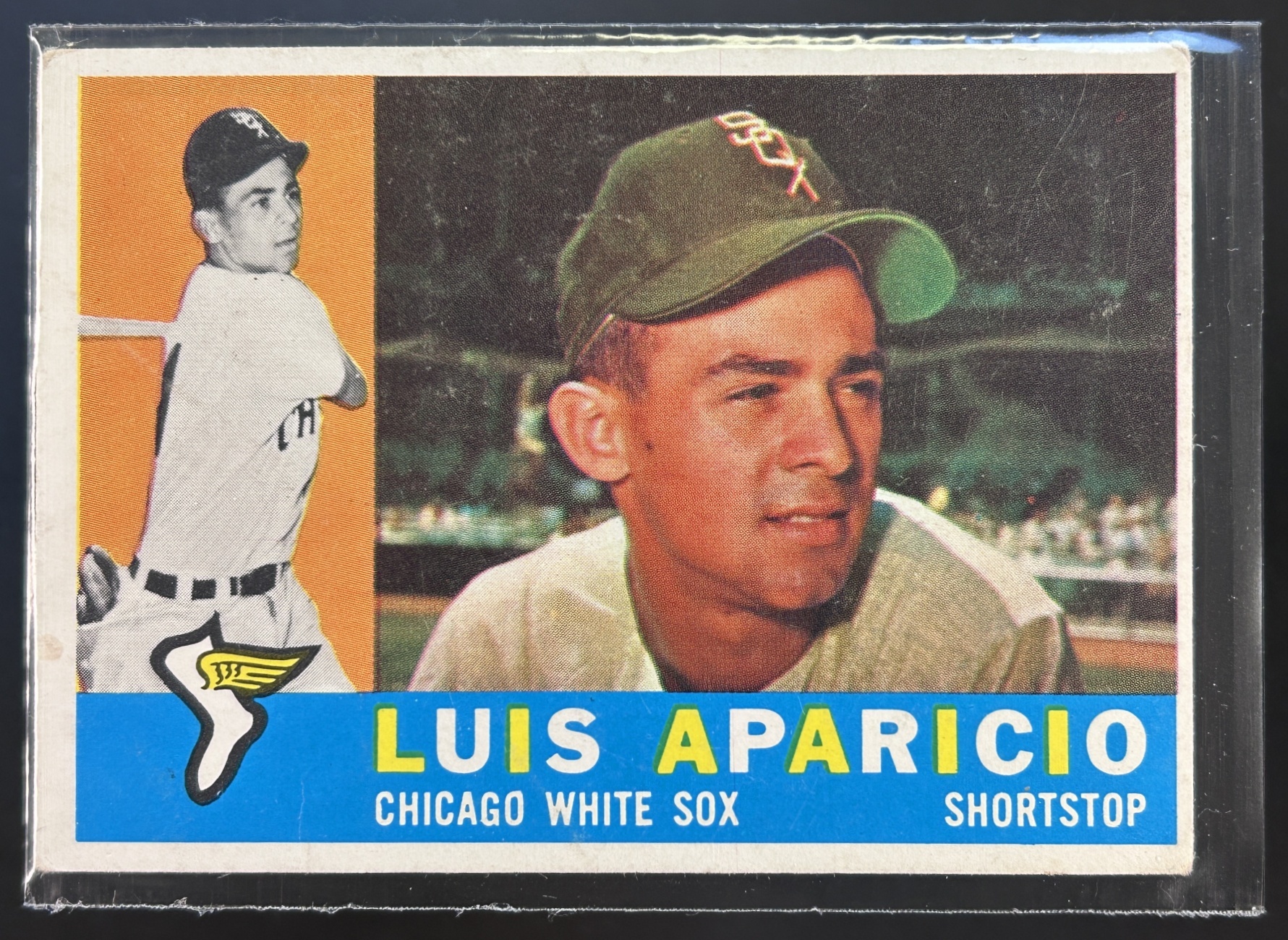 Card image for 1960 TOPPS LUIS APARICIO #240 CHICAGO WHITE SOX