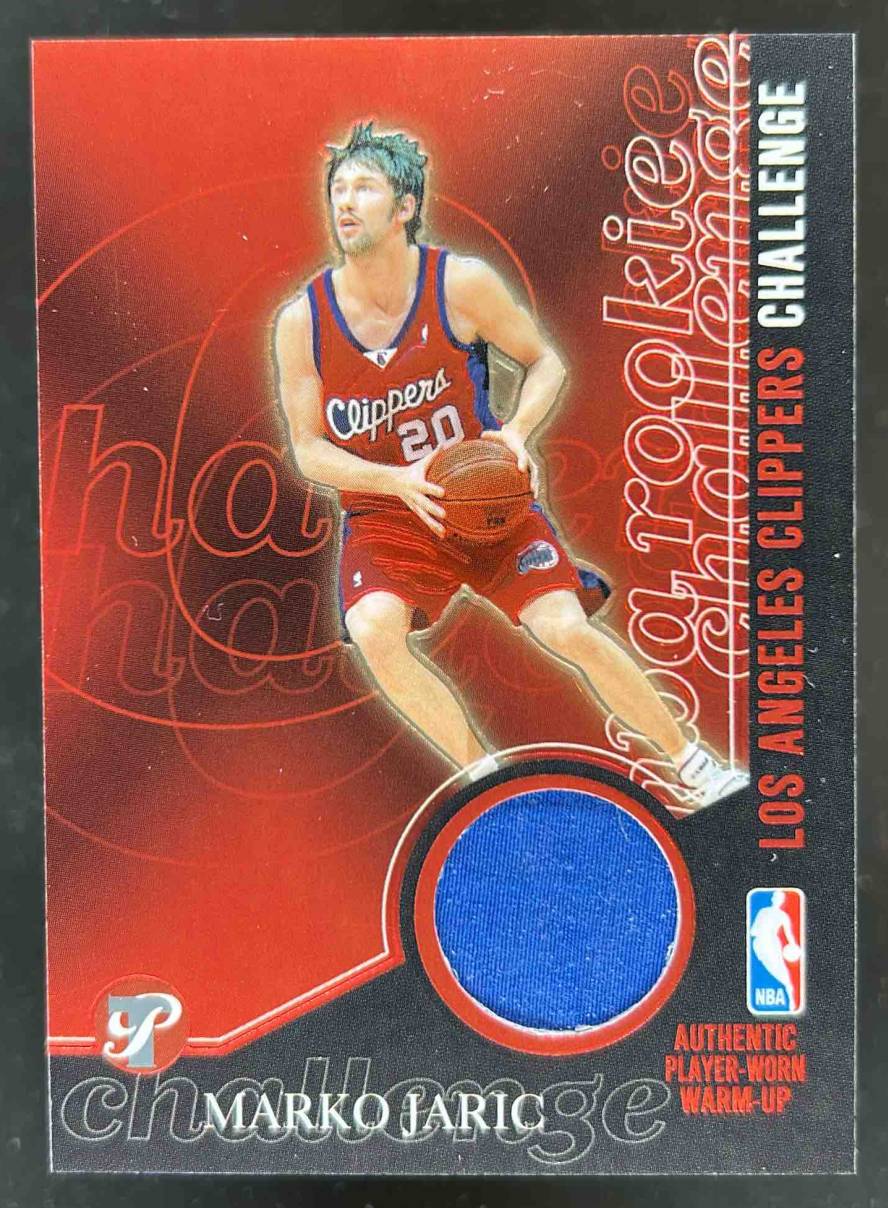 Card image for 2003-04 Topps Pristine Marko Jaric Challenge Relics #PC-MJ MEM