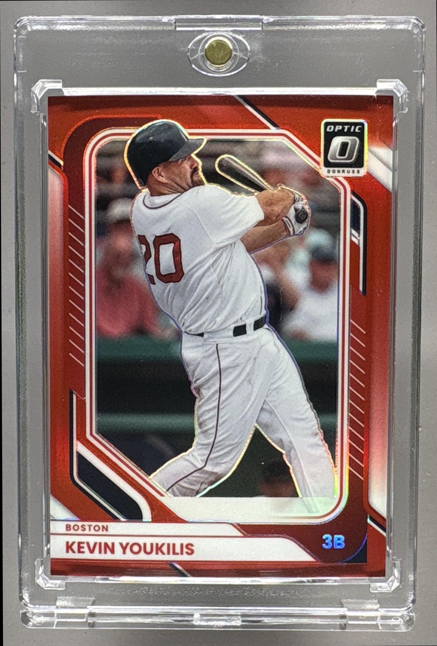 2026 PANINI DONRUSS KEVIN YOUKILIS #52 OPTIC RED 24/99 SOX