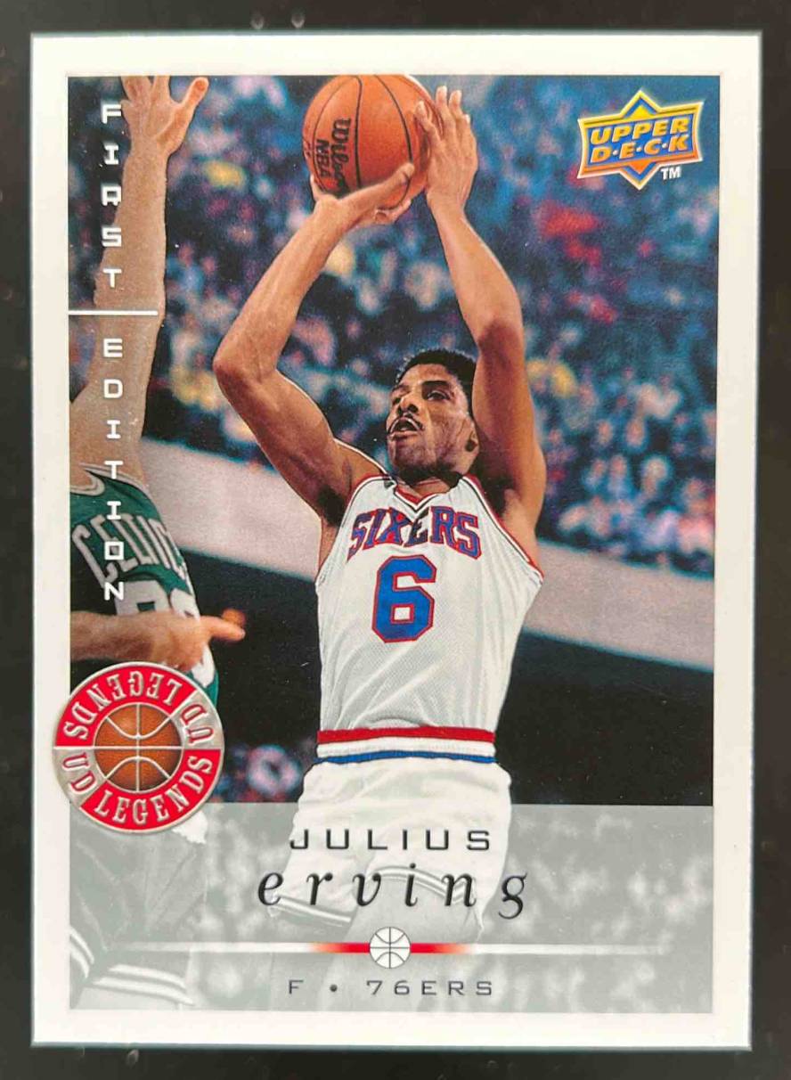 Card image for 2008-09 UPPER DECK FIRST EDITION JULIUS ERVING #218 PHILADELPHIA 76ERS