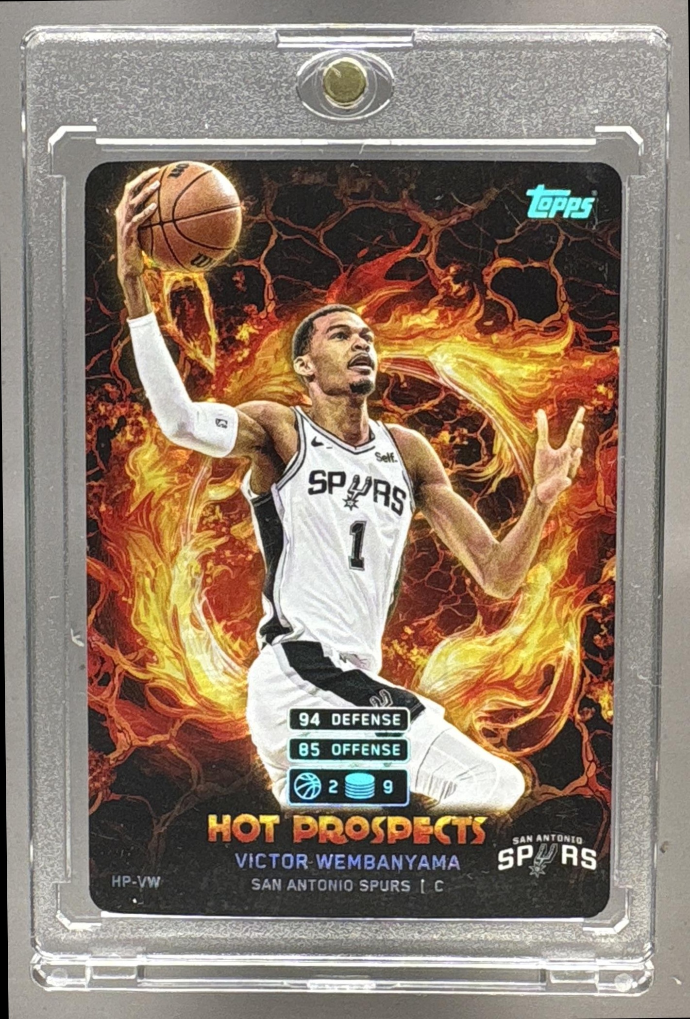 2025-26 TOPPS MATCH ATTAX VICTOR WEMBANYAMA #HP-VW HOT PROSPECTS SPURS