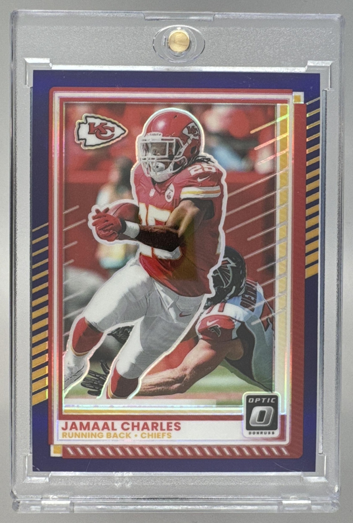 Card image for 2025 Panini Football Donruss Optic Jamaal Charles #29 Kansas City Chiefs