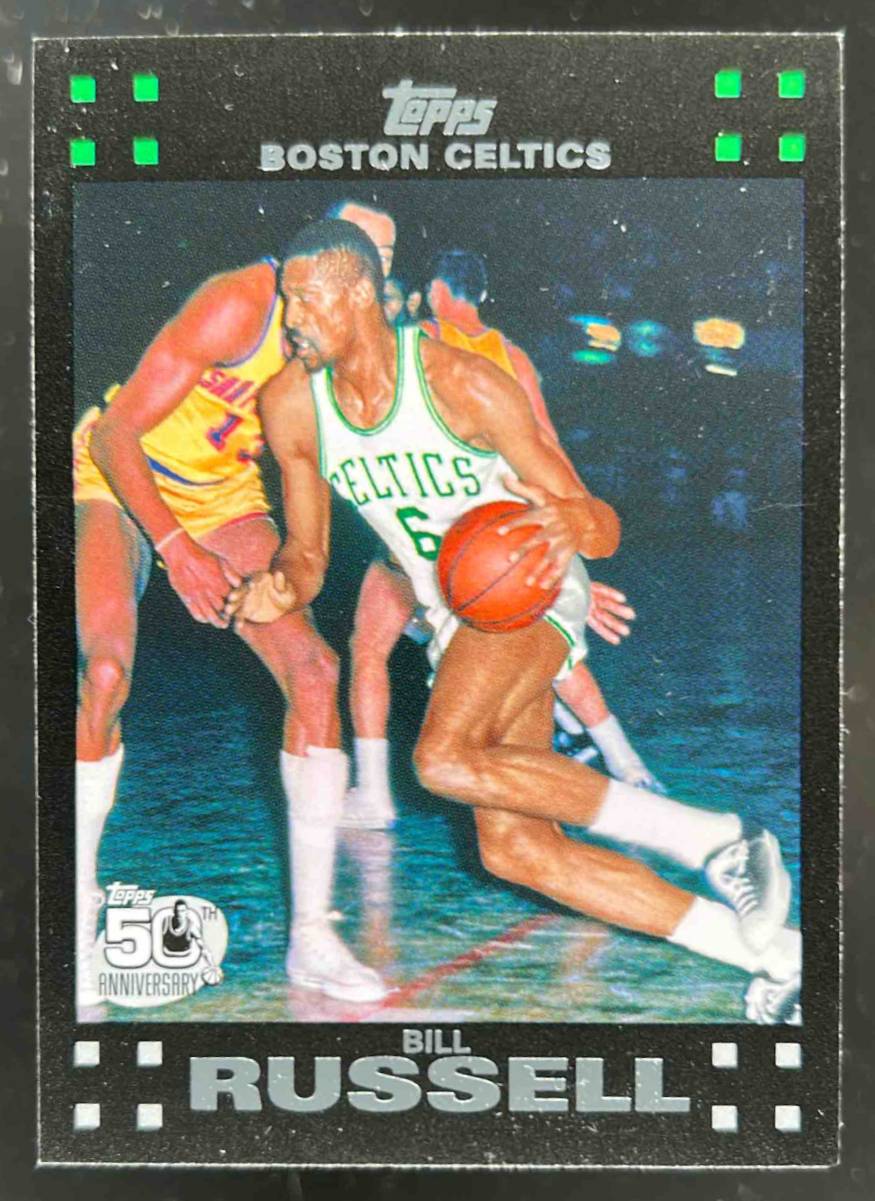 Card image for 2007-08 TOPPS BILL RUSSELL #6 BOSTON CELTICS
