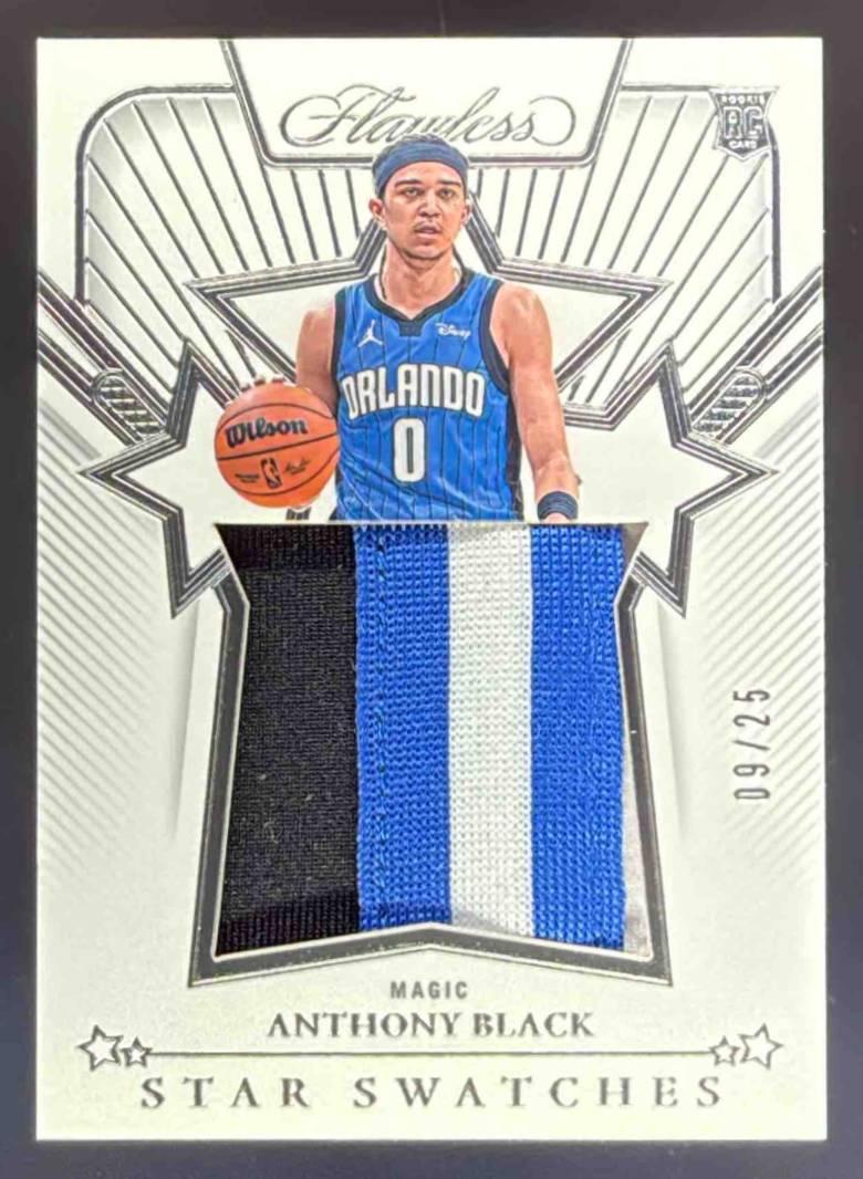 2023-24 Panini Flawless Anthony Black Star Swatches /25 #STS-ABL MEM RC