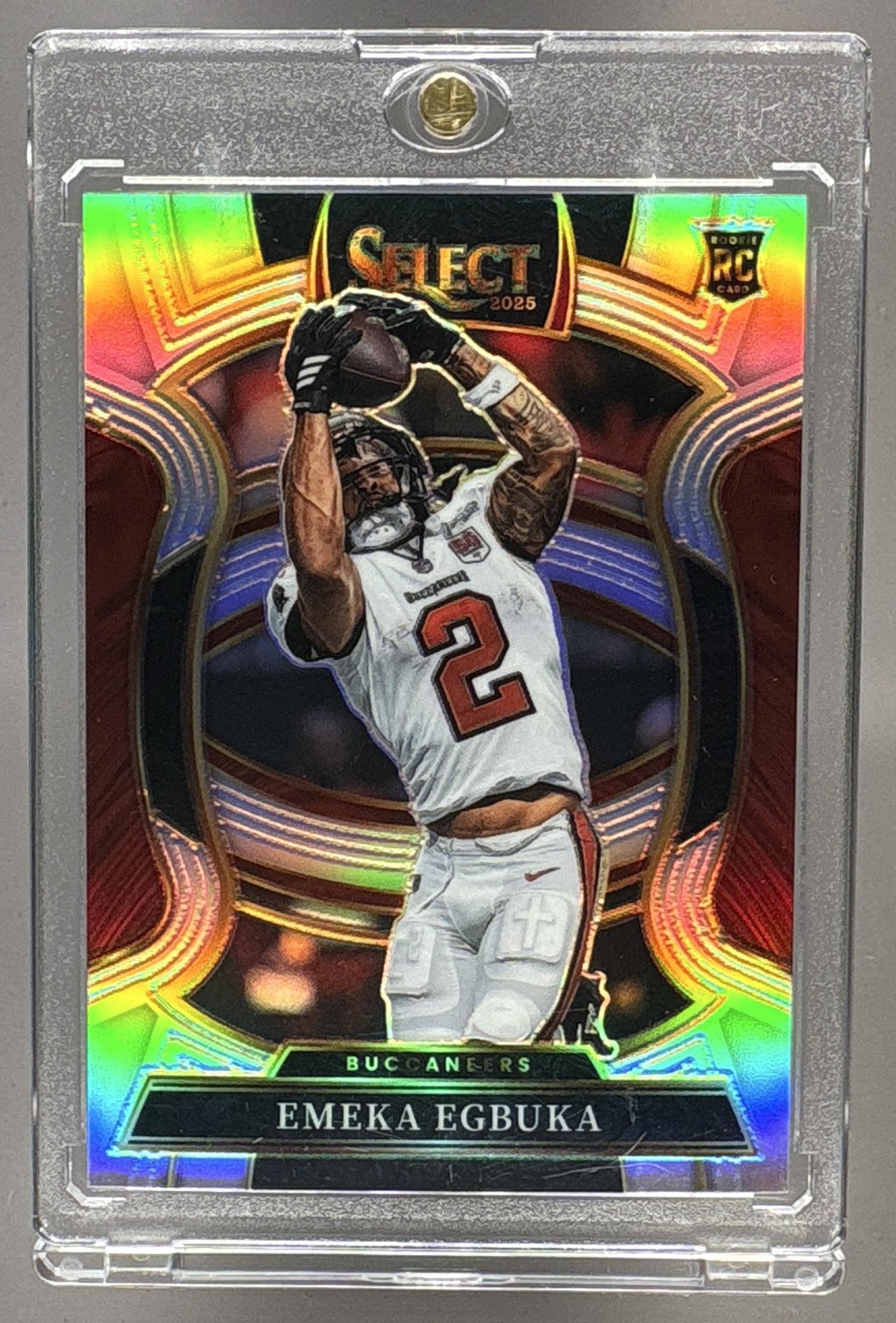 2025 PANINI SELECT EMEKA EGBUKA #37 CONCOURSE RC BUCCANEERS