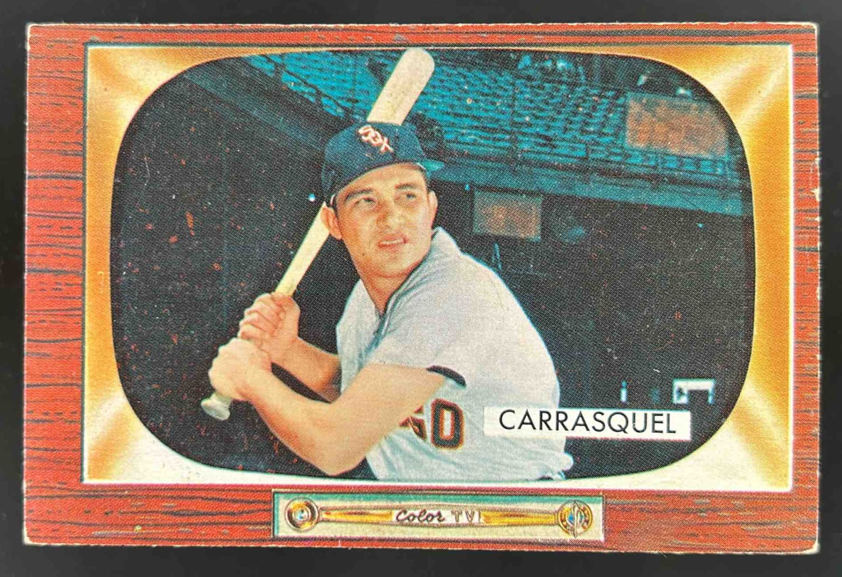 Card image for 1955 BOWMAN BASEBALL CHICO CARRASQUEL #173 CHICAGO WHITE SOX