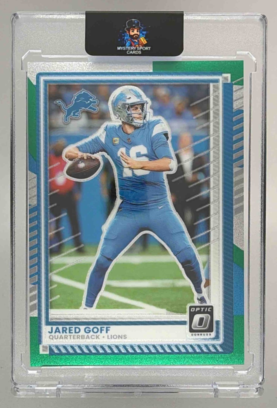Card image for 2025 Panini Football Donruss Optic Jared Goff #149 Detroit Lions