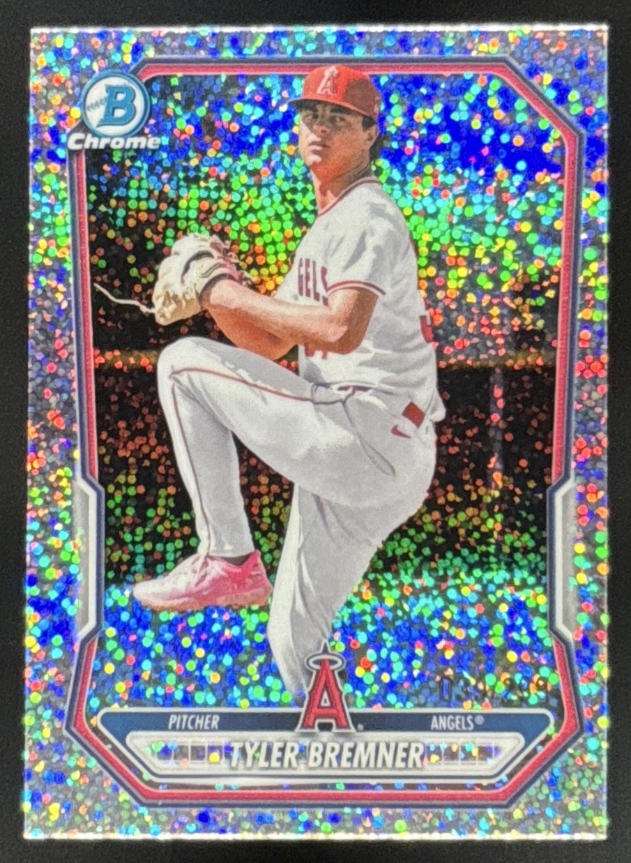 Card image for 2026 Bowman Tyler Bremner Chrome Prospects Speckle Refractor /299