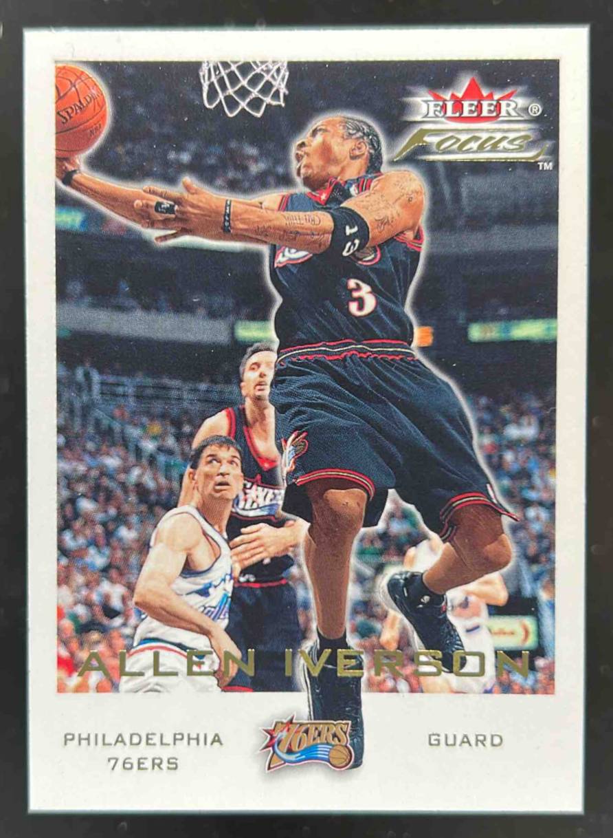 Card image for 2000-01 FLEER FOCUS ALLEN IVERSON #159 PHILADELPHIA 76ERS