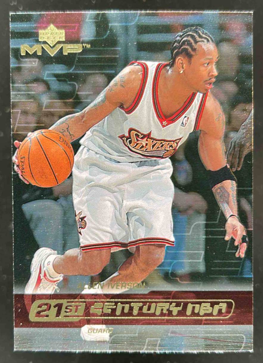 Card image for 1999-00 Upper Deck MVP Allen Iverson 21st Prospect Century NBA #N5