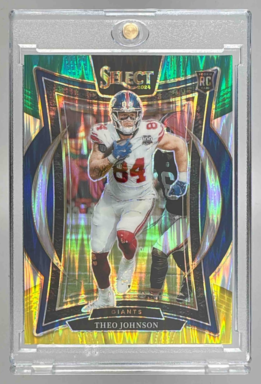 Card image for 2024 Panini Football Select Theo Johnson Concourse #96 RC New York Giants