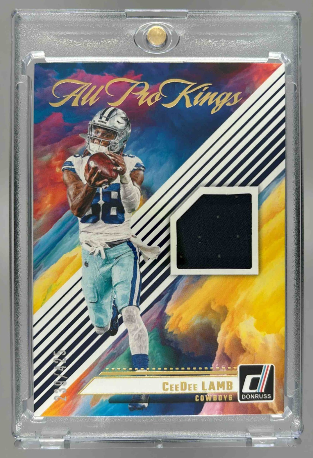 Card image for 2024 Panini Football Donruss CeeDee Lamb All-Pro Kings Jersey Dallas Cowboys